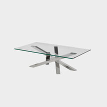 tavolino salotto moderno cristallo