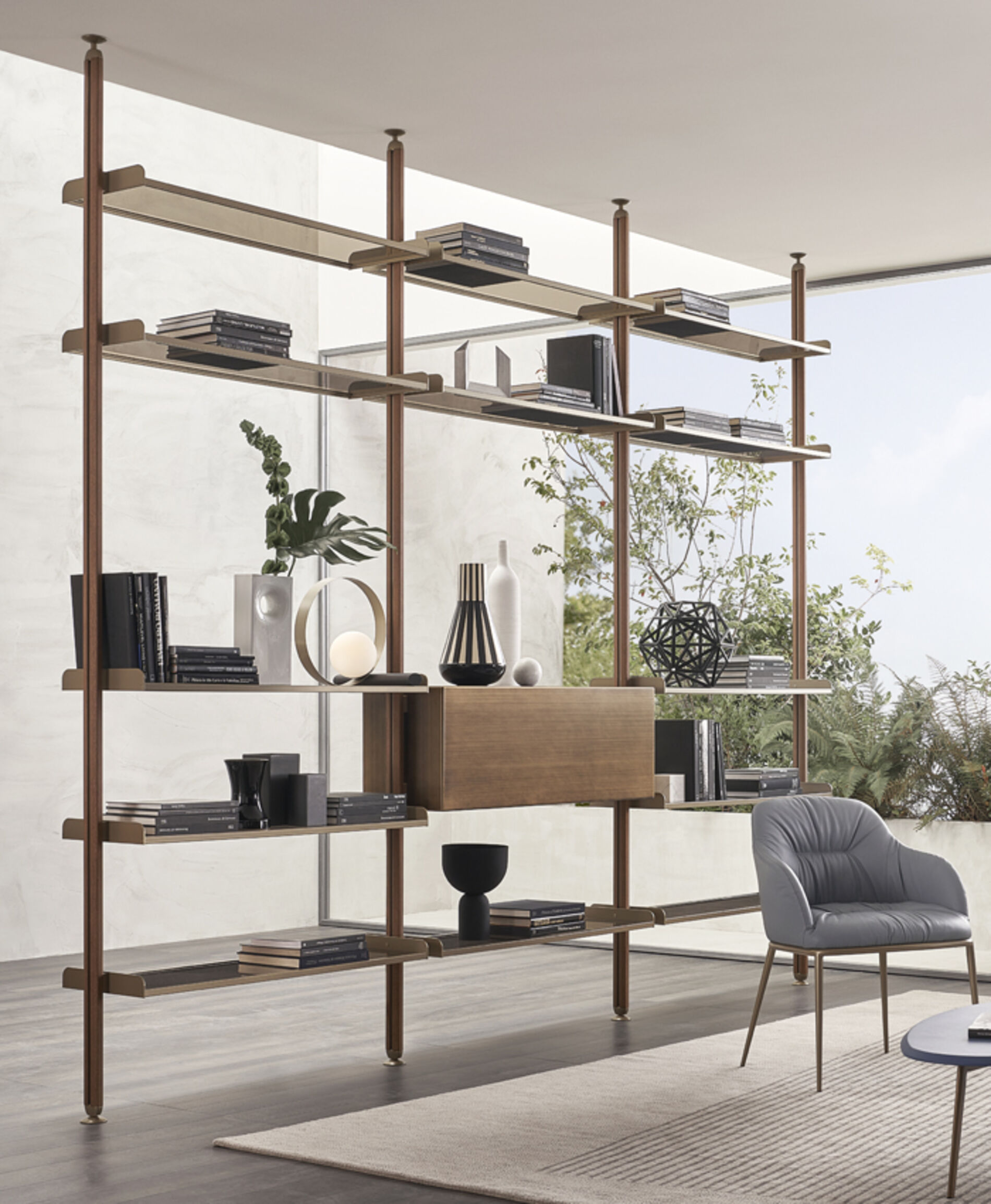 libreria componibile techwall