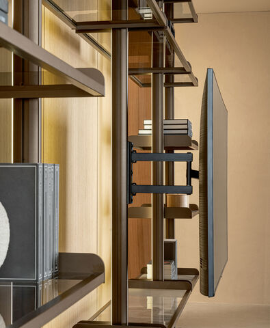 libreria modulare porta tv