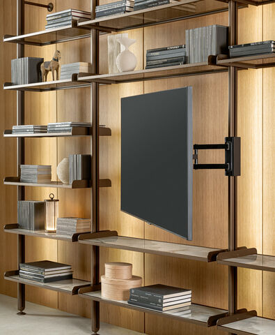 Librerie moderne design con porta TV, Techwall, Riflessi