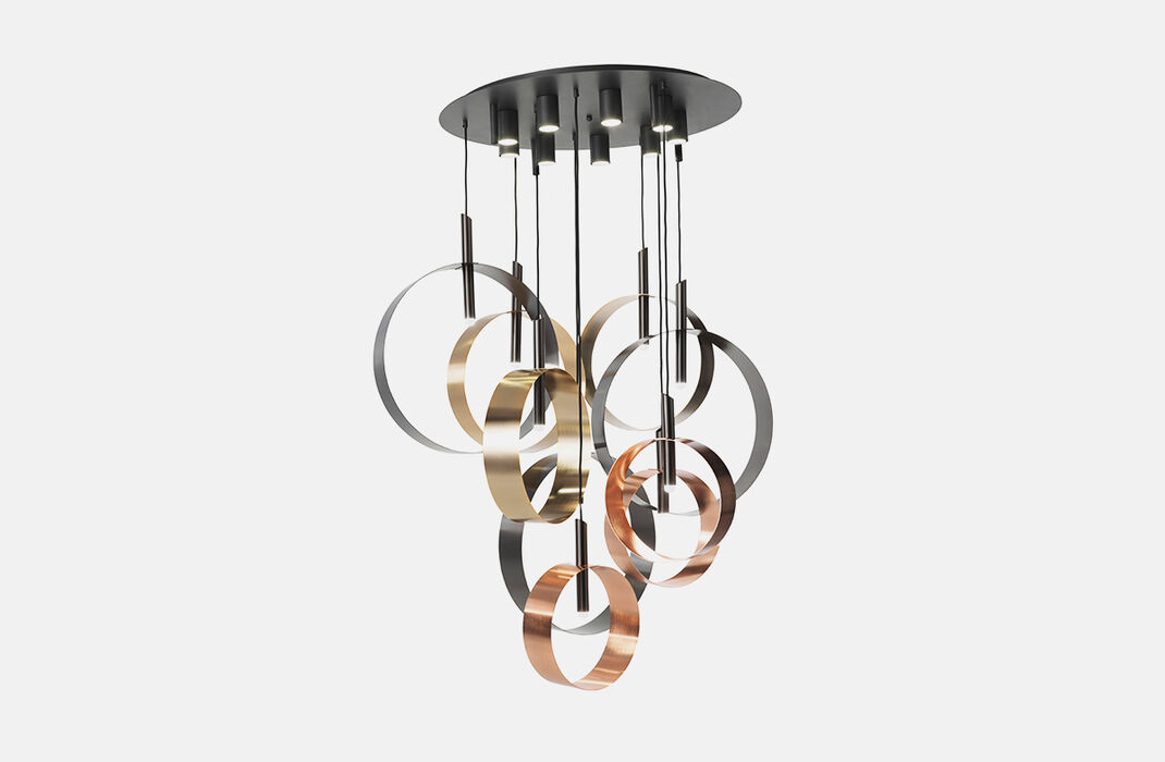 Lampada a sospensione - Led Loop S9, Riflessi