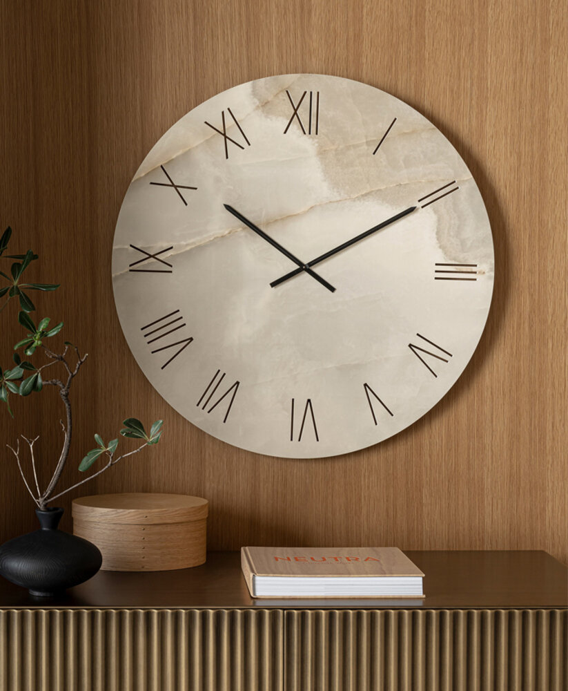 Orologio rotondo da parete moderno di design - Portorotondo - Riflessi