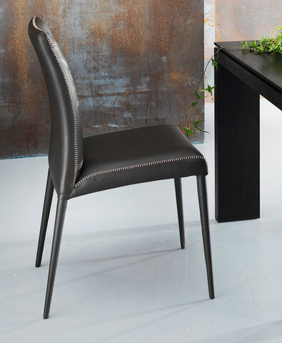 sedie  pelle design moderno