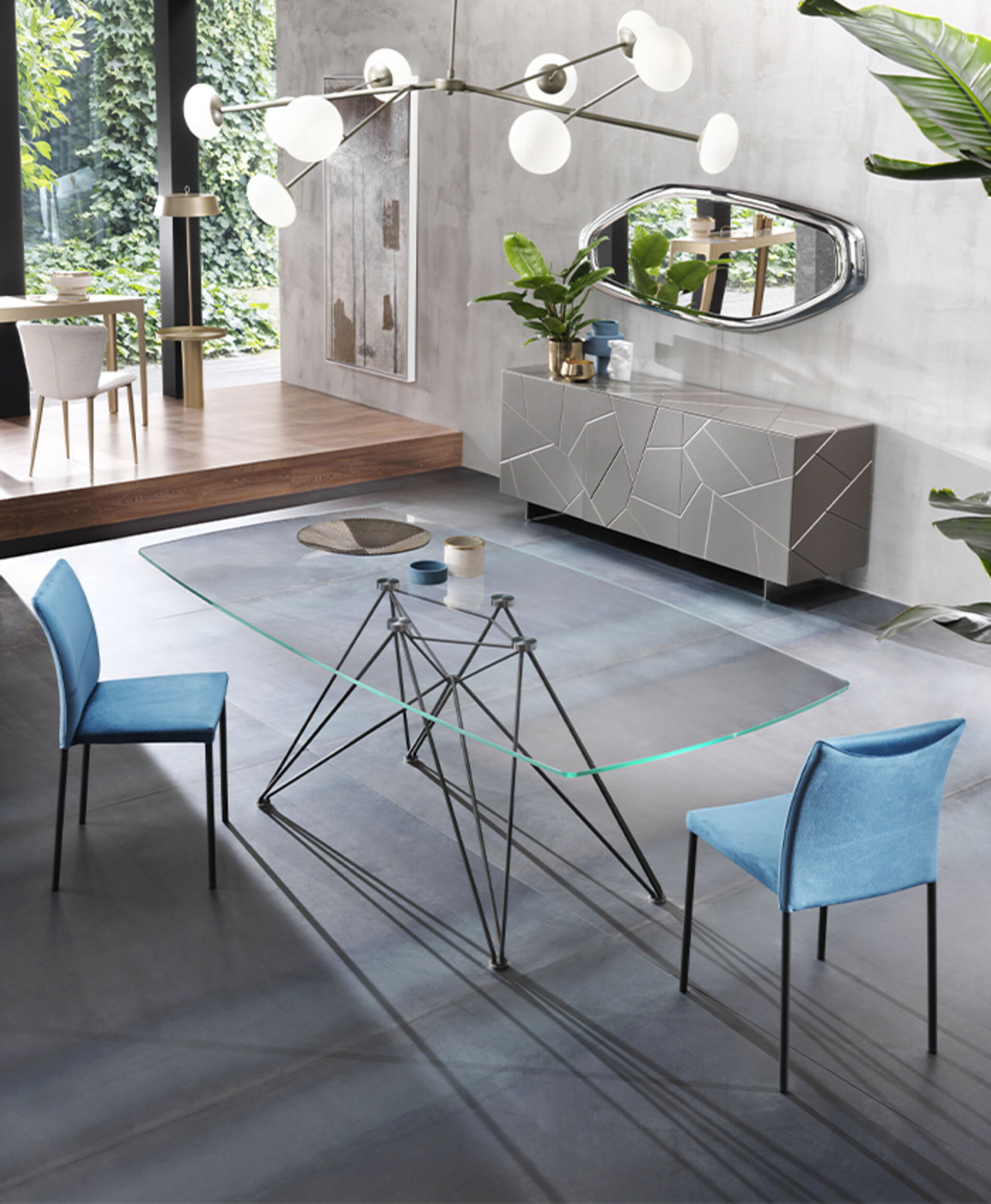 Sedie impilabili eleganti e di design - Riflessi