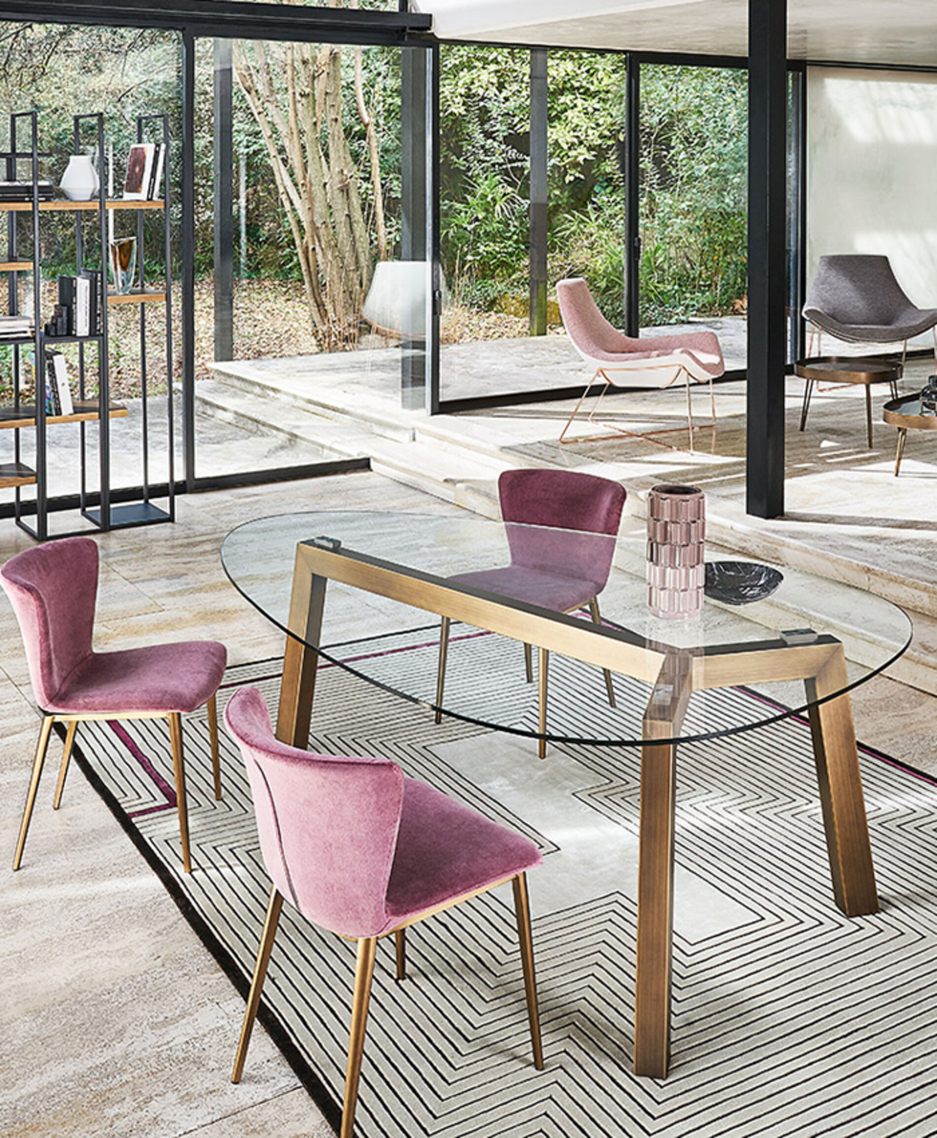 sedia di design con braccioli