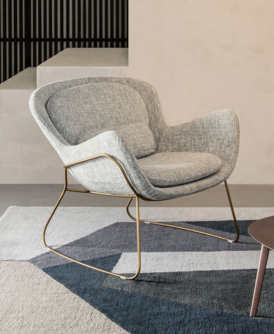 Poltrona di design con seduta e schienale ergonomici - Meghan, Riflessi