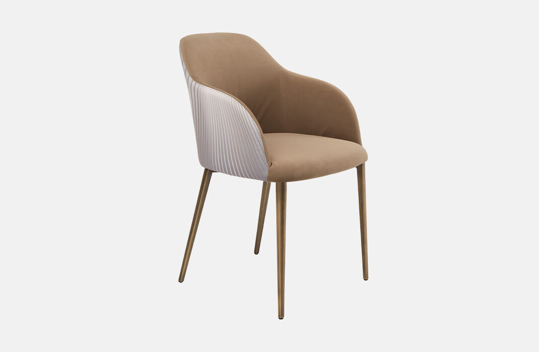 Sedia elegante con braccioli - Sofia, Riflessi