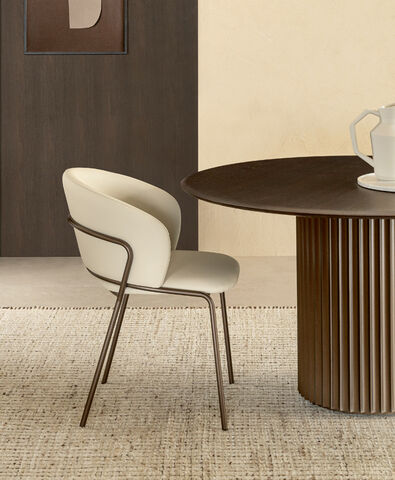 Sedie moderne per sala da pranzo - Vela, Riflessi