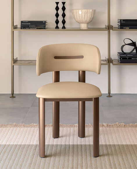 sedia design salotto moderno