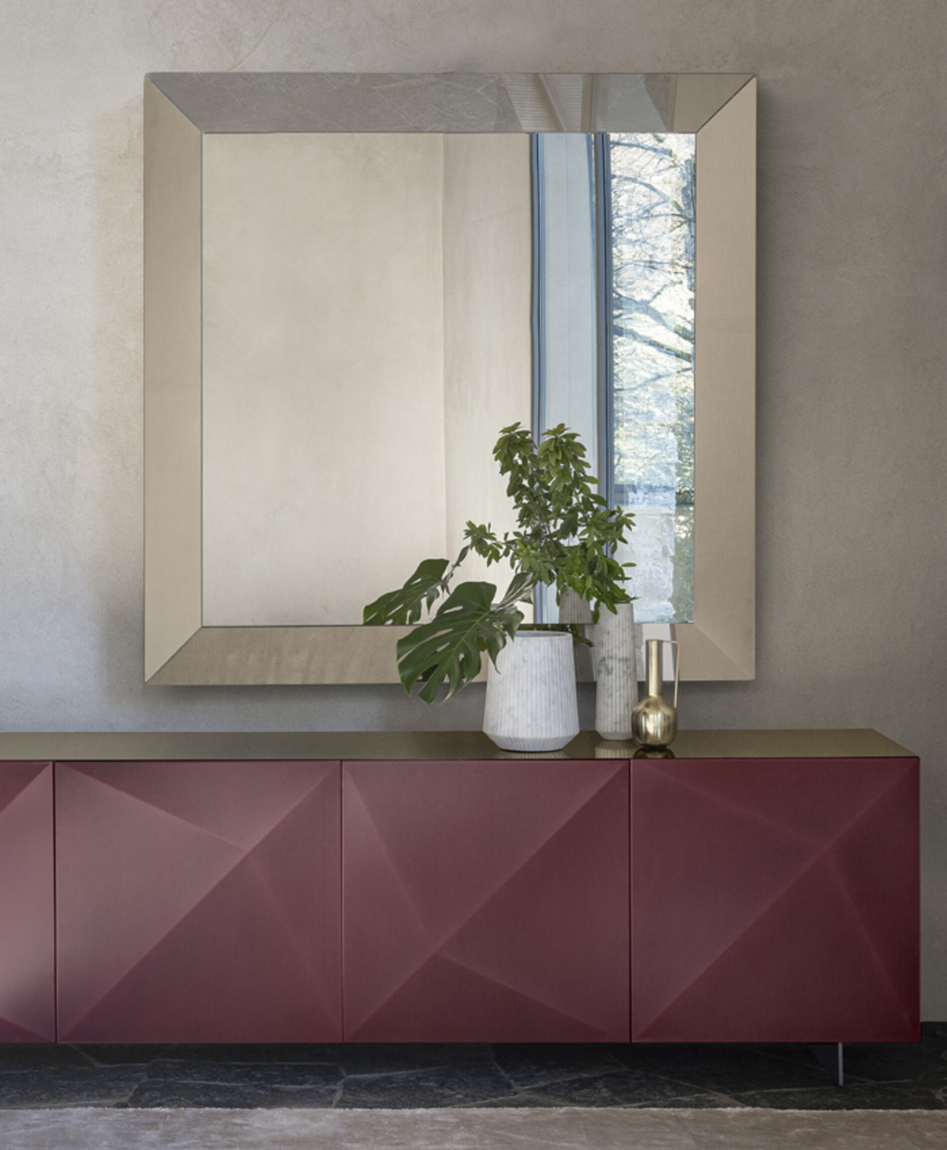 trapezio specchio design