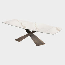 tavolo design living ceramica calacatta