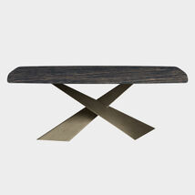 tavolo design living ceramica noir desir
