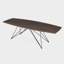 pegaso tavolo bisellato legno coke