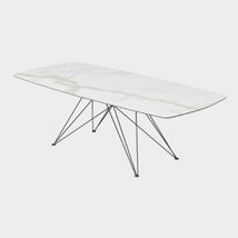 pegaso tavolo ceramica calacattaorolucido