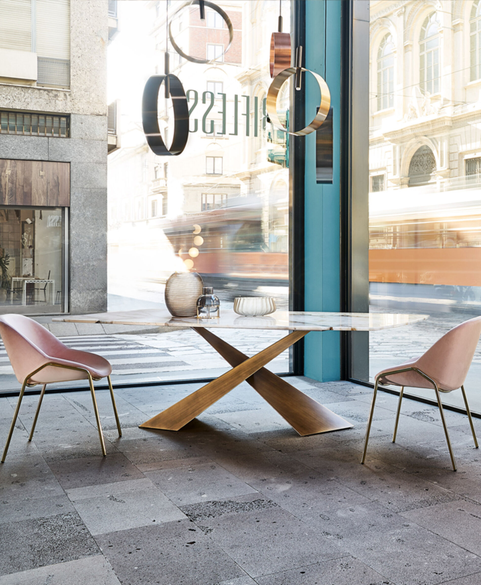 Tavolo in marmo - Living, Riflessi