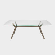tavolo design cristallo