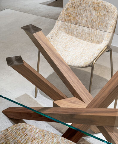 tavolo cristallo design shangai